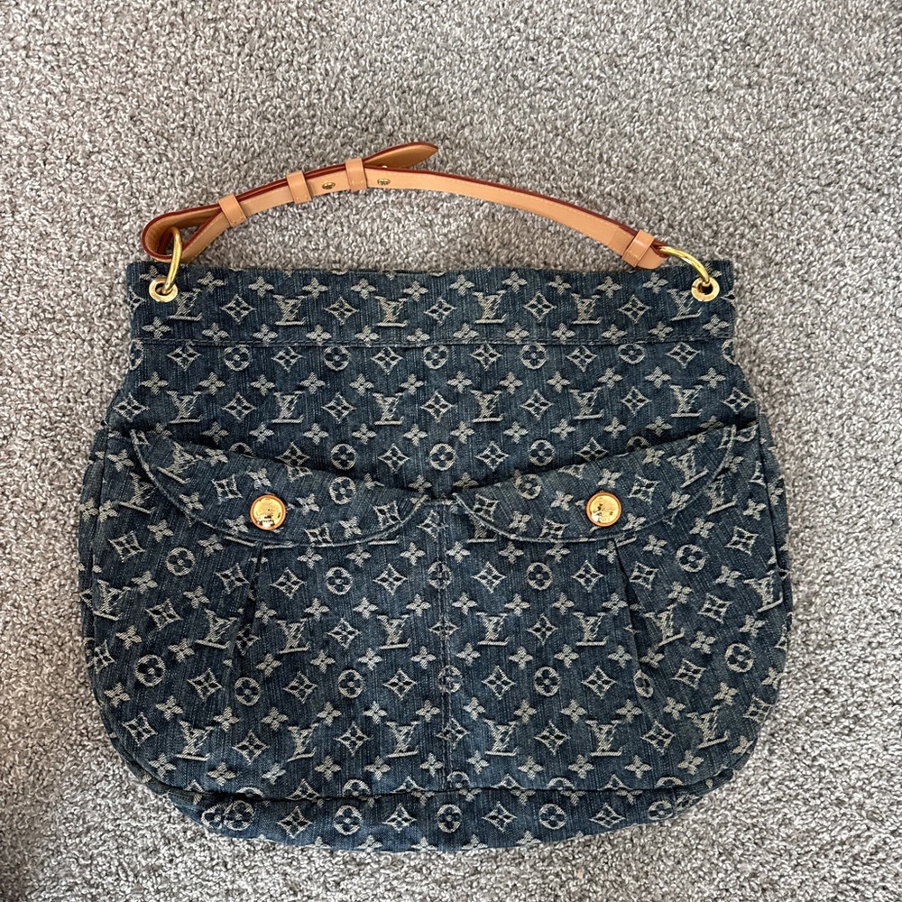 Louis Vuitton Denim Monogram Shoulder Bag